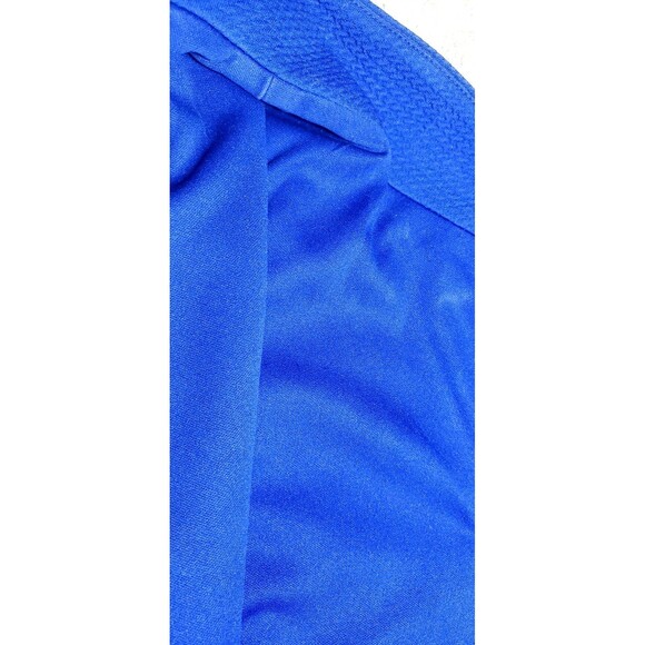 Blue Embroidered Sleeveless Dress Size 12 Retro Mod Boho Chic Cocktail Party A-L - Picture 8 of 16